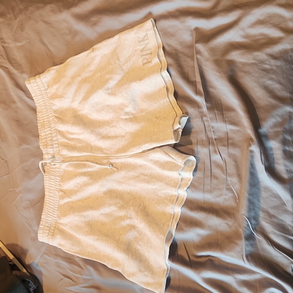 PINK Victoria's Secret Pants - New with tags, Pink relaxed sweat shorts, cream colored, size xxl